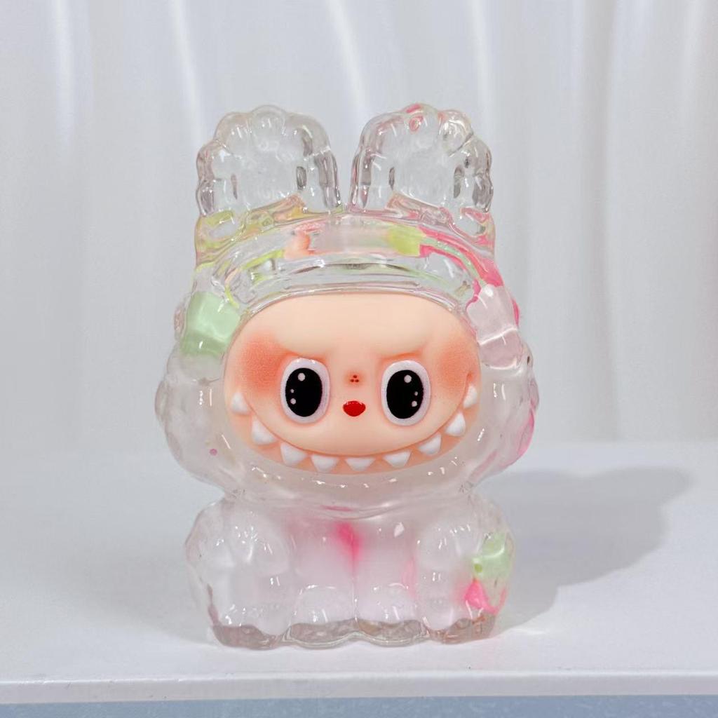 Labubu Oil Quicksand Blind Box DIY Cute Handmade Doll Ornaments