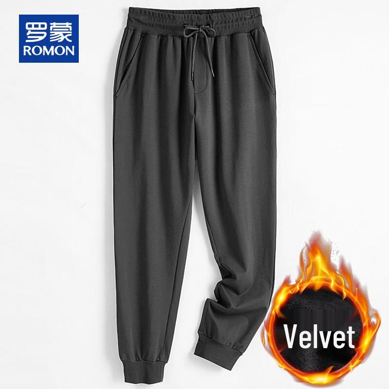 

ROMON Мужские повседневные брюки-джоггеры на флисовой подкладке M