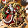 Christmas Rugs: Santa, Gnomes, Wreaths & More for a Magical Holiday! Bedroom Room Floor Mats New Year Home Decoration