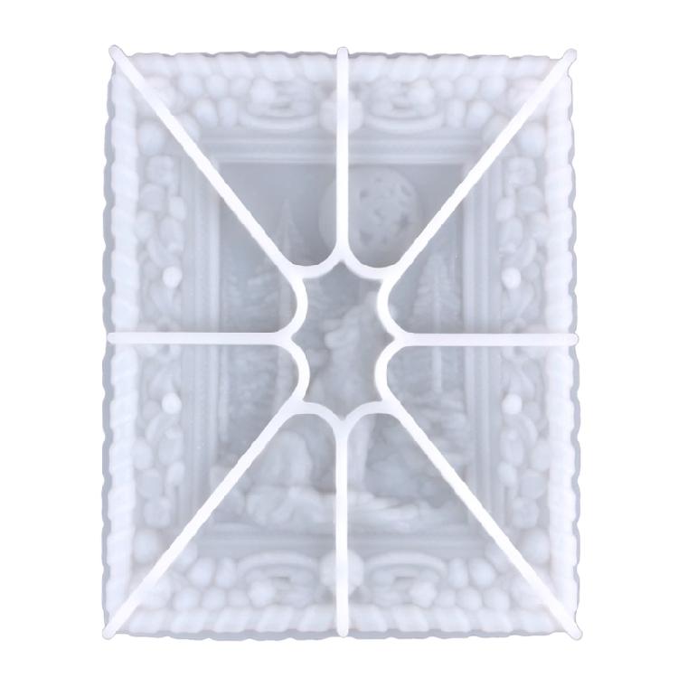 Wall Hanging Silicone Moon Wolf Epoxy Resin Mould for Valentines Day Home Decor