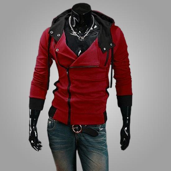 Large Size Men's Autumn Fashion Casual Zipper Cardigan Hoodies Long Sleeve Slim Tracksuit Jacket