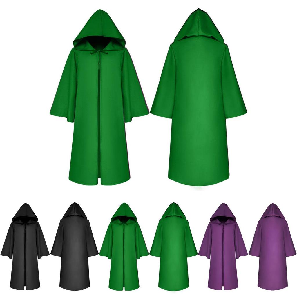 Premium Quality Star Wars Jedi Warrior Hooded Cloak Cape Robe For Cosplay Events
