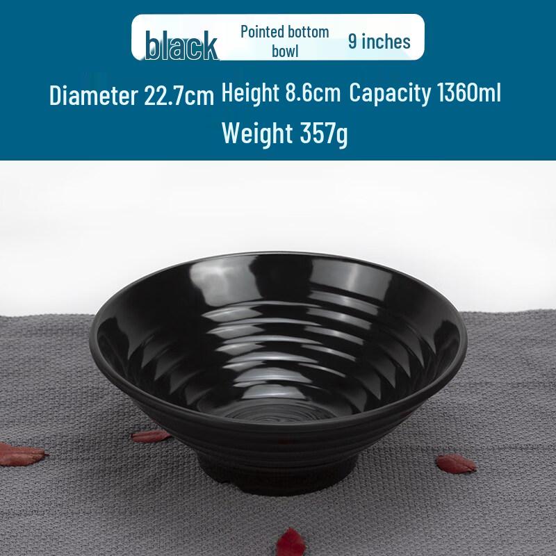 A3 Melamine Thickened Noodle & Soup Bowl