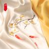 Silk Scarf for Women, Mulberry Silk Suzhou Handmade Embroidery Scarf, Gift for Suzhou Embroidery, Silk Outer Wrap, Small Shawl Gift Box Set