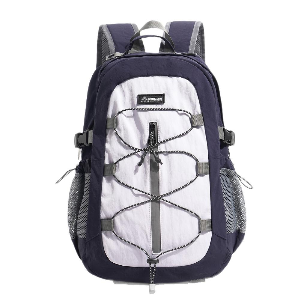 Schoolbag Outdoor Mountaineering Backpack Size Two Large Capacity Hiking Backpacks Wear-resistant Middle School School Bags
