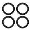 2pcs E61 Coffee Machine Silicone Group Gasket 58mm O-ring Brewing Group Head Kit For Gaggia Coffee Machines Gasket Leak-Proof