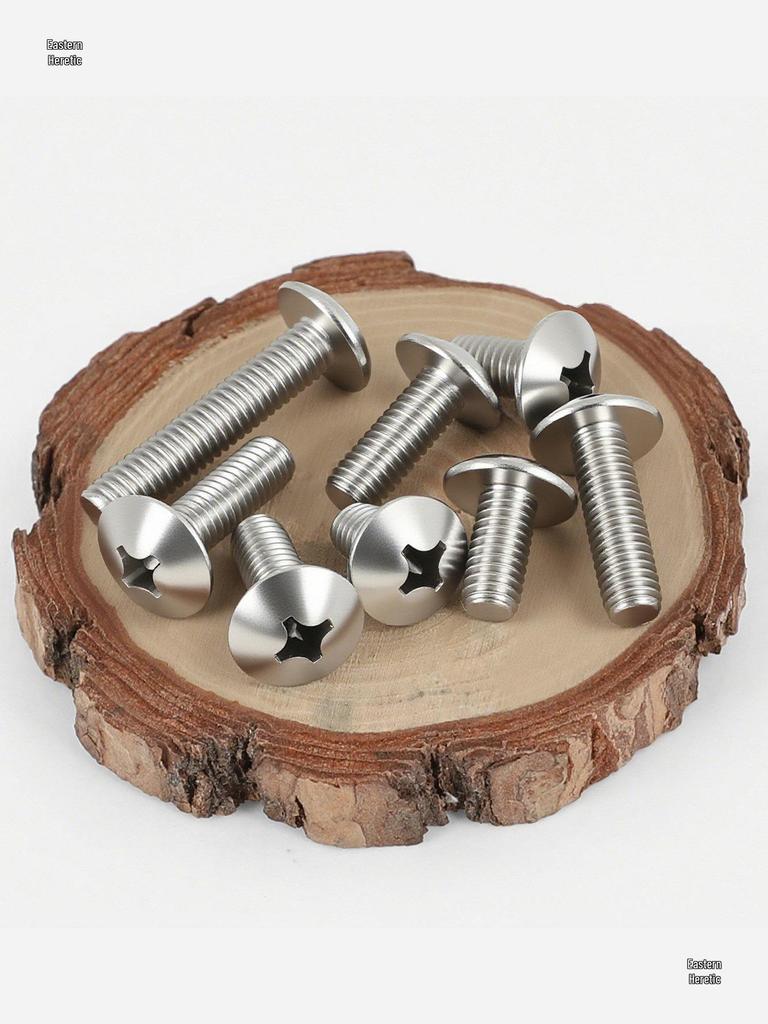 M4-M8 304 Stainless Steel Phillips Flat & Round Head Screws (6-100mm)