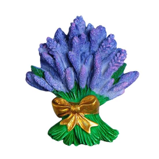 Flower Basket Refrigerator Magnet Resin 3D Bouquet Shape Magnet Home Kitchen Office Whiteboard Locker Fridge Accessories F