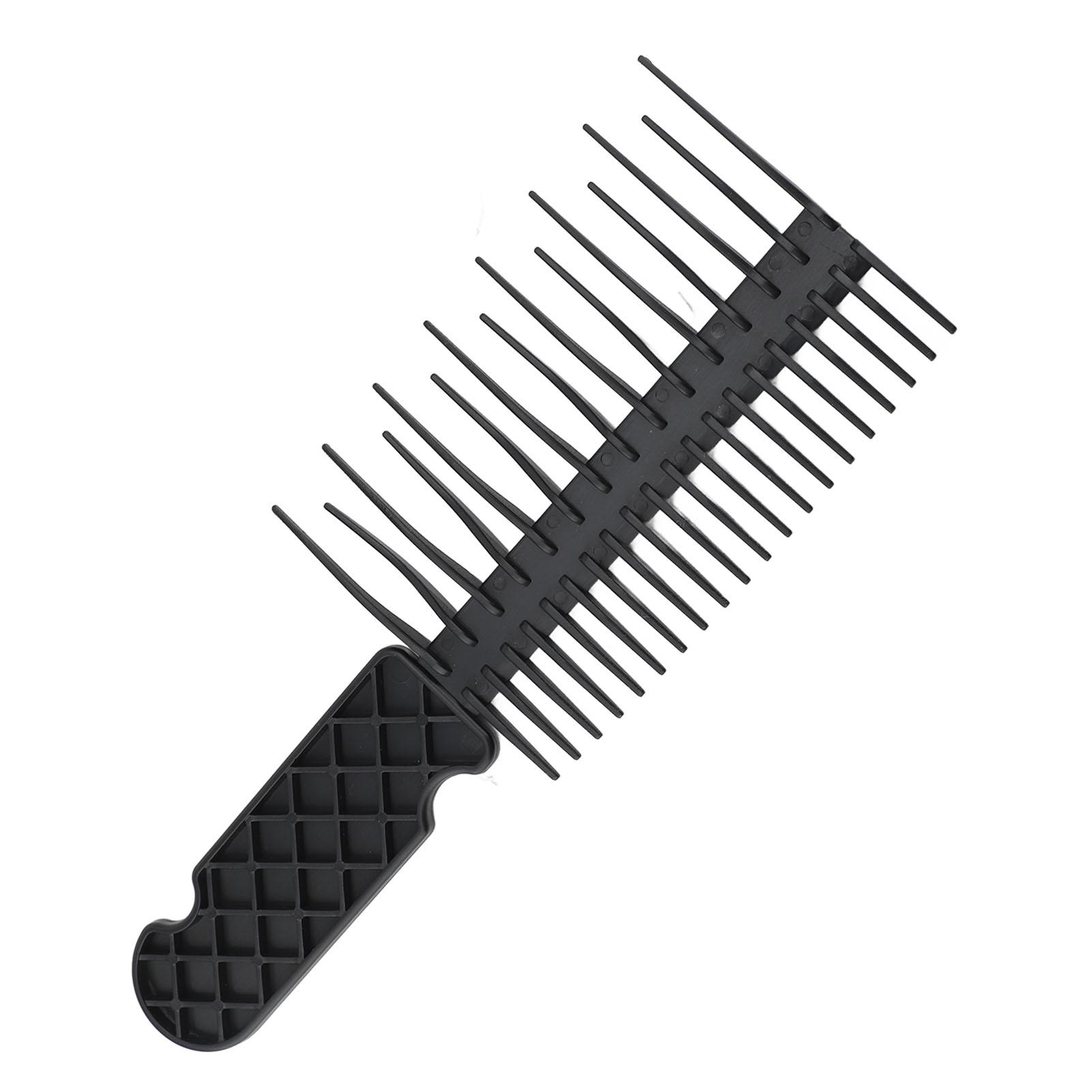 

Расческа для распутывания волос Распутывающая расческа Расческа для укладки Широкие зубья Предотвращающая спутывание Двусторонняя расческа для мокрых сухих волос Пластик