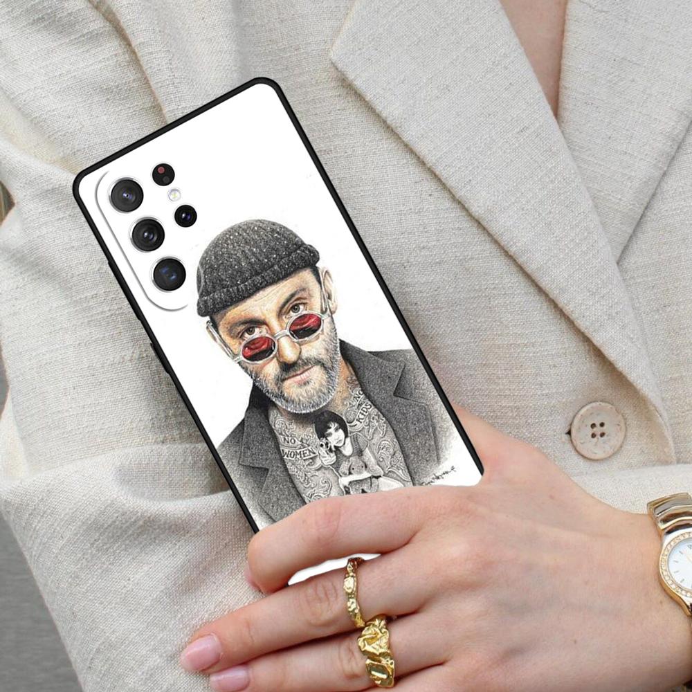 Cartoon Killer Leon Uncle Girl Cell Phone Case for Samsung Galaxy S26 Ultra S25 S24 S23 S22 S21 S20 Note10 Cover