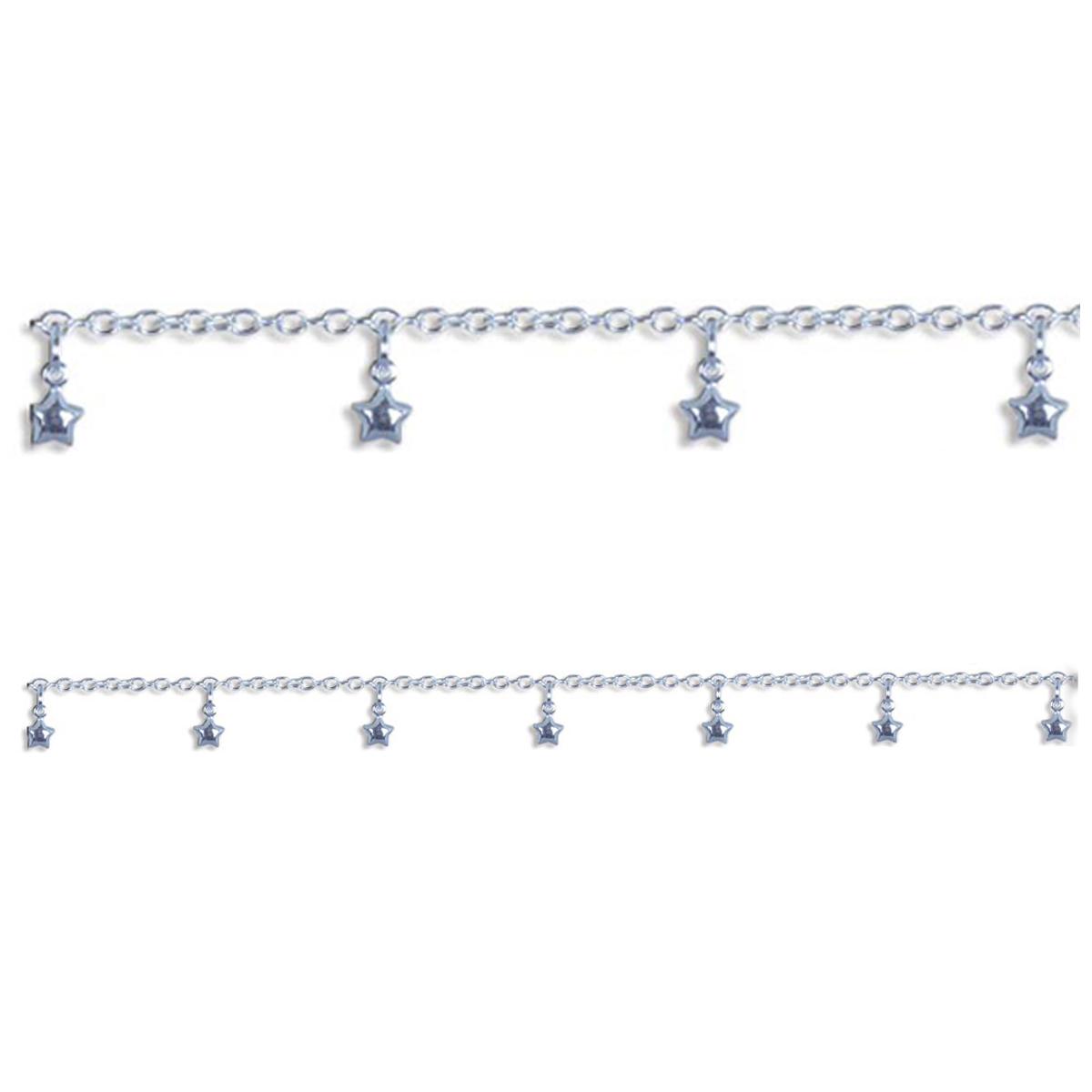 

Les Trésors De Lily [R7199] - Bracelet Argent Étoiles argenté (rhodié) - 5 mm