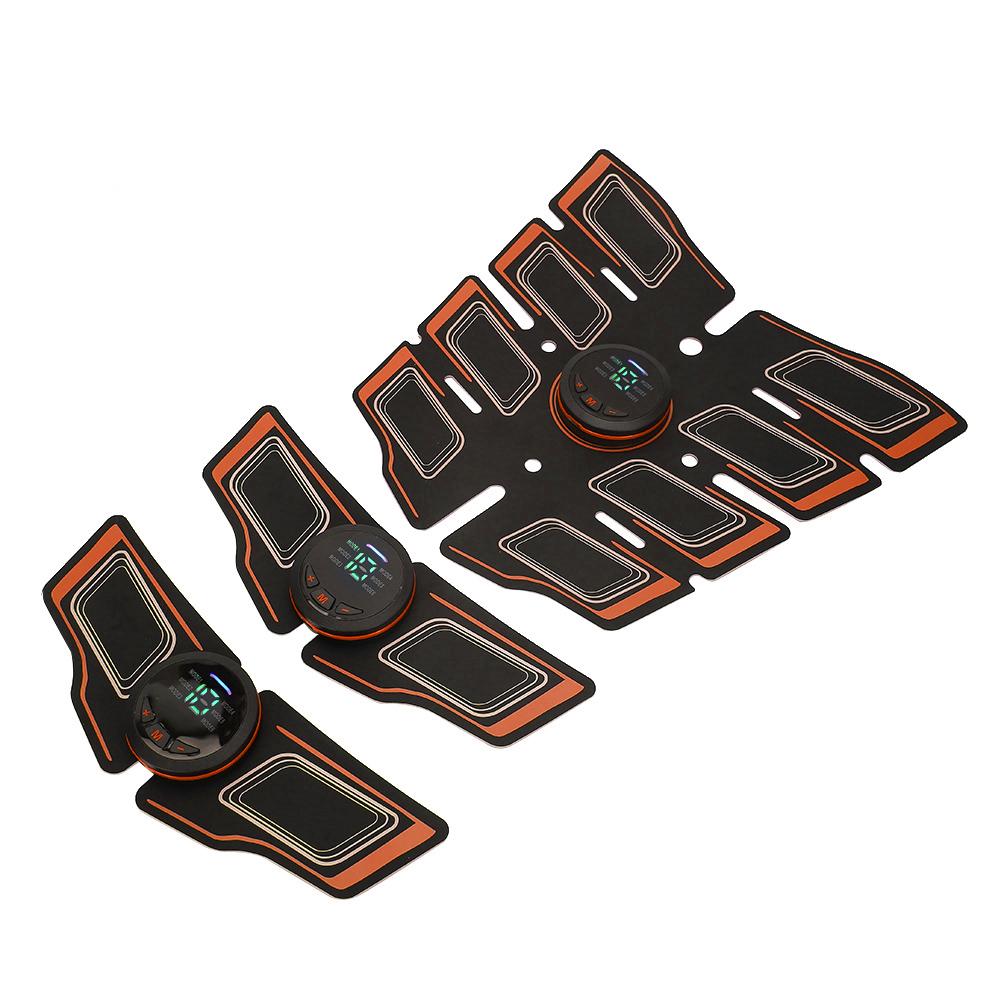 

Бытовой EMS брюшной мышечный пластырь стимулятор тренировки мышц рук и ног фитнес-оборудование оранжевый