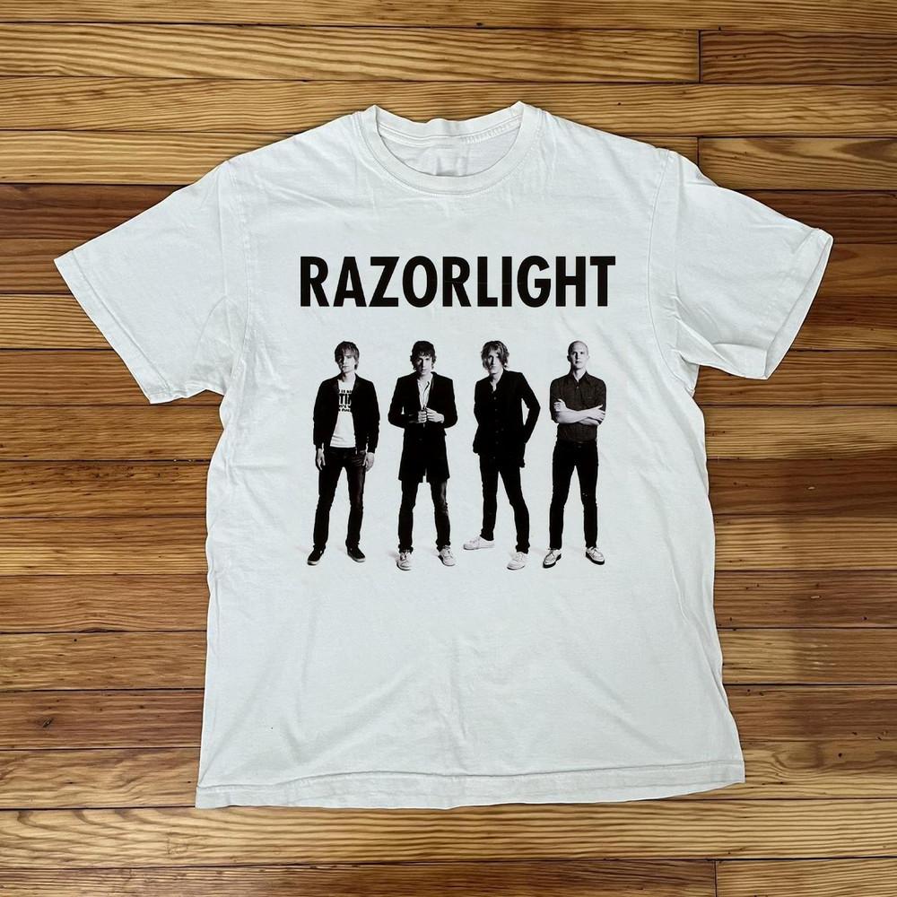 

Razorlight – Razorlight Album Short Sleeve Cotton White All Size T-Shirt AC2698 Unisex T-Shirt L