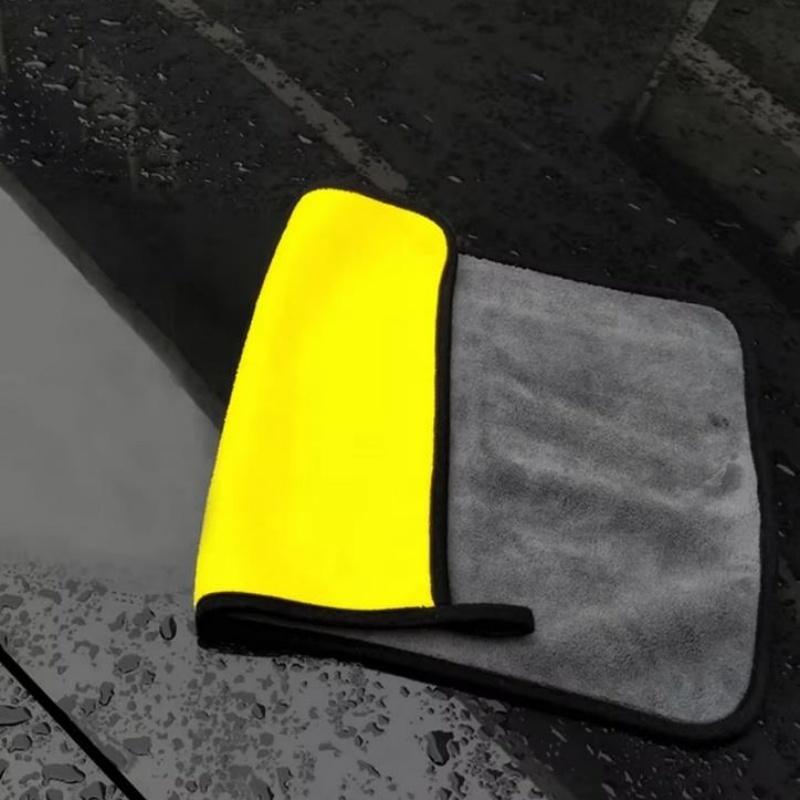 Microfiber Car Cleaning Towels Car Wash Drying Cloth Hemming Microfiber Towel Care Wash Cloth Car Detailing Accessories