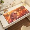 Hedgehog Cartoon Mouse Pad Nonslip Locking Edge DeskMat PC Laptop Accessories Rubber Office Keyboard Large Game XXL Carpet