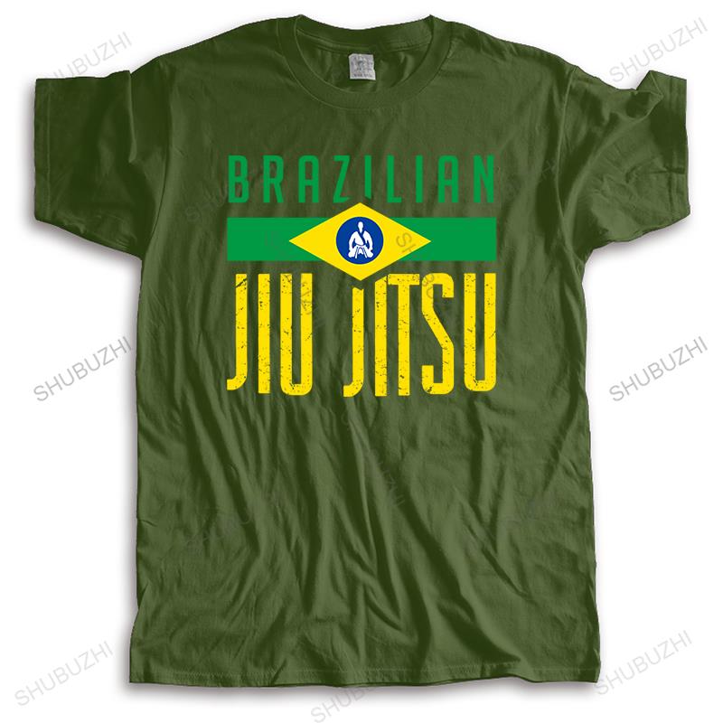 New cotton tees fashion t-shirt Men o-neck summer tshirt BRAZILIAN JIU JITSU unisex tee-shirt women loose cool top printing tees