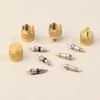 10Pcs Brass Valve Cores Replacement Ac Hvac/R Field Service Tool Refrigerant Valve Core Remover Removal Tool Havc