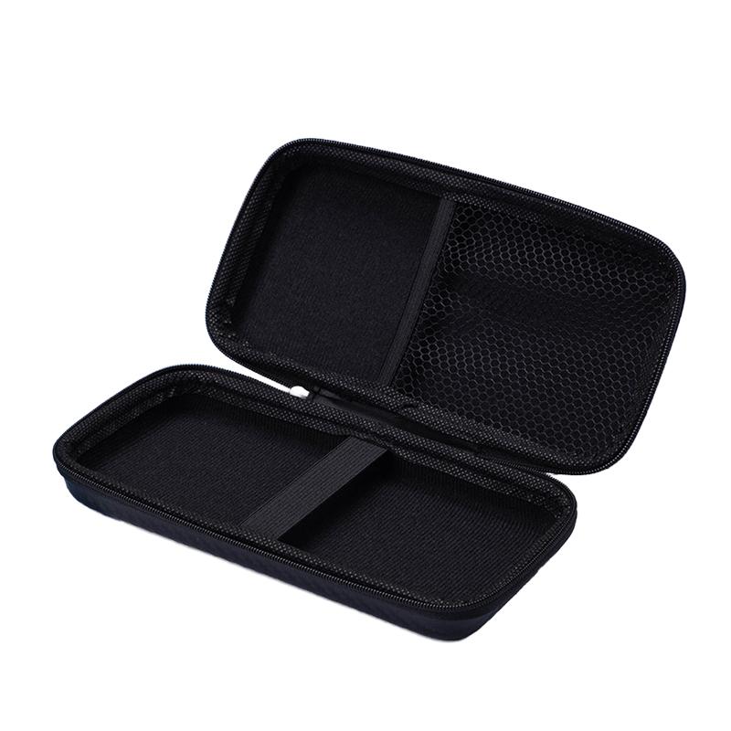 For Trimui Smart Pro Handheld Game Console 9H Tempered Glass Film Screen Protector+Portable Waterproof Hard Carrying Bag Case