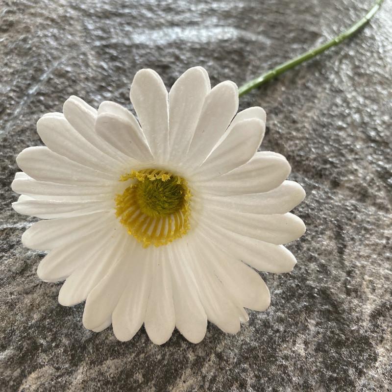 

Daisy Rubber Soft Flower For Wedding Events Home Decor Photography Props Style 1