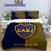 Boca Juniors  Pattern Bedding Quilt Set  Home Decoration  Gift (1 * duvet cover + 2 * pillowcase  without core)