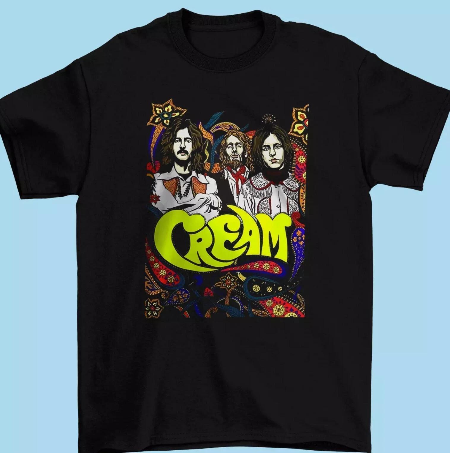 CREAM Band Member T shirt Black Tee Men All Size S M L 2345XL 4XL