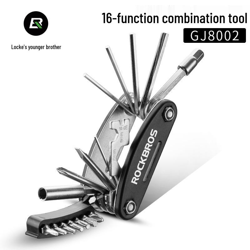 ROCKBROS 16-in-1 Folding Bike Repair Tool Set (GJ1601)