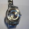 Used Swatch Watch 2006 Silver Flower Design