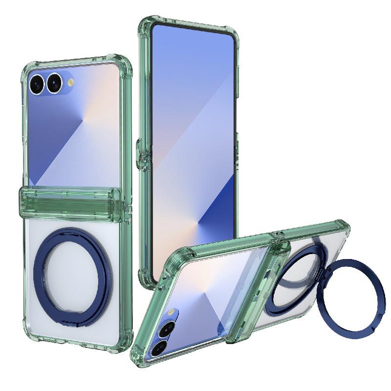 Drop-proof Rotating Magnetic Stand Case for Samsung Z Flip7 - Foldable Screen Protection