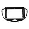 BYNCG 2 Din 9 Inch Car Radio PC ABS Plastic Fascia Panel Frame and Cable for HYUNDAI I10 2008~2011 Dash Mount Kit
