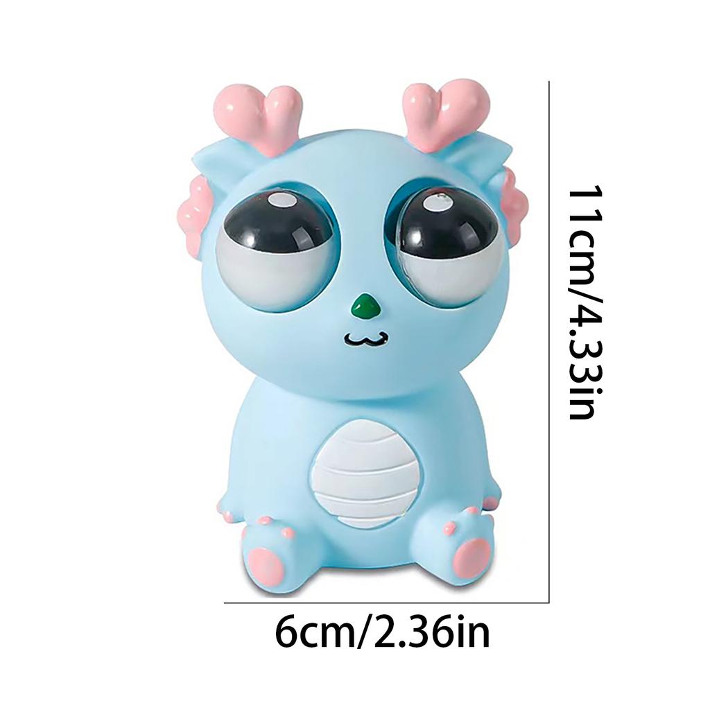 Creative Eye Blowing Dragon Pinch Music Toy Stress Relieving Toy Funny Release Stress Relieving Tool