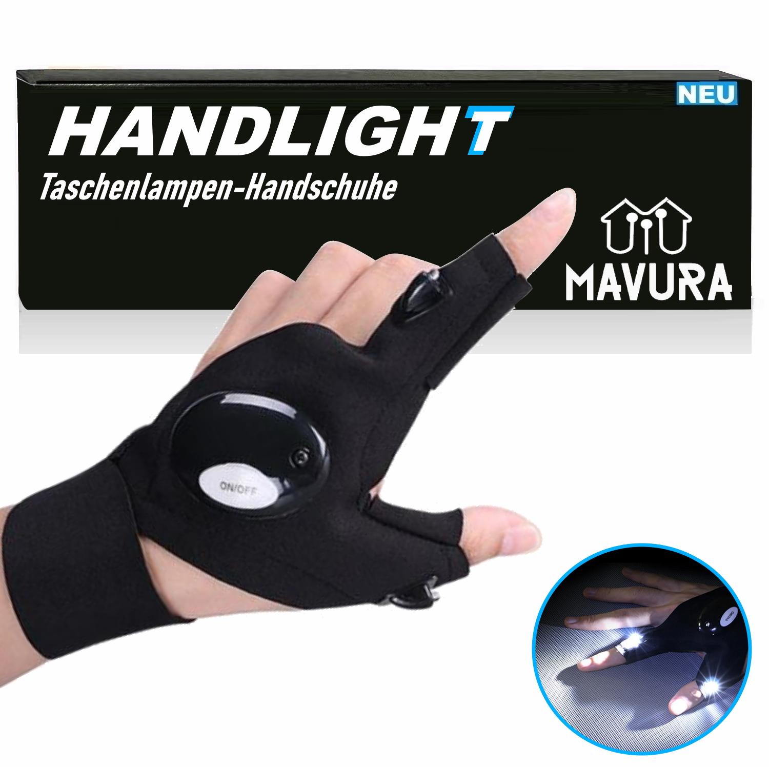 

HANDLIGHT LED Flashlight Gloves Finger Light Camping Outdoor Gloves