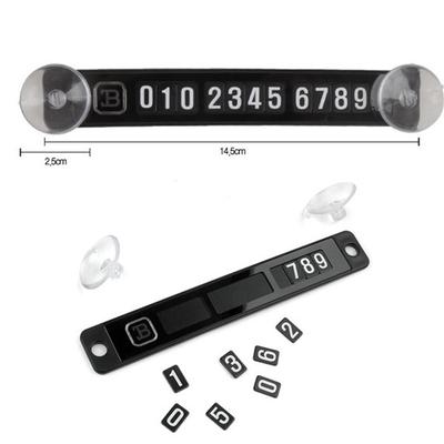 Auto-Styling, leuchtende temporäre Parkkarte, Telefonnummer, Kartenschild, Autoaufkleber