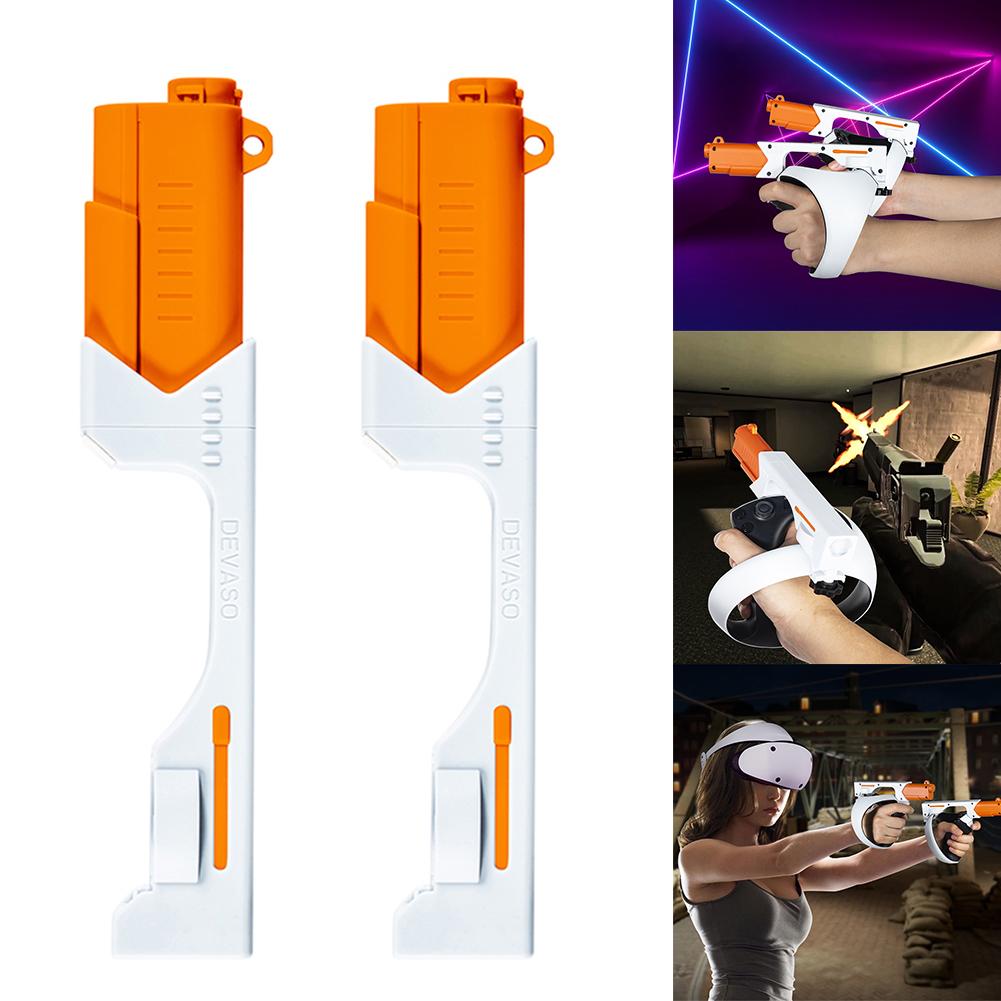 Für PSVR2 Schießstock VR Controller Hülle Pistolen Griff Verbesserte Gaming Schießpistole Halterung Controller für PlayStation VR2 Zubehör