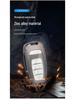 Hongqi H5/H9 Key Cover: EHS9 Metal Car Key Shell with Buckle for Men.