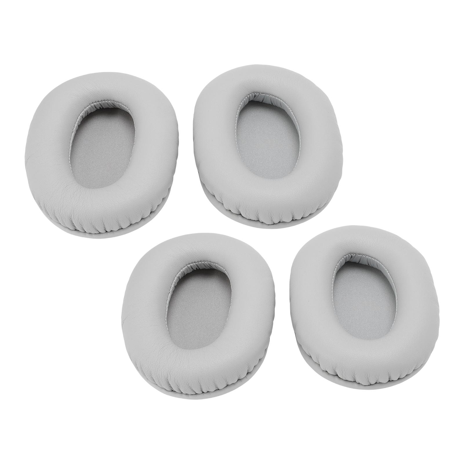 

2 Pairs Earpads Replacement for Razer Opus X Wireless Headphone Headset Ear Cushions Covers Protein PU Leather Noise серый