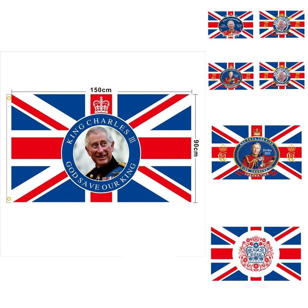 Wufudtp Charles Iii Flag Hintergrundtuch 90x150cm Outdoor Union Jack Flagge