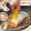 Silicone Kitchen Scraper Cleaning Spatula For Food Residue Stains Pot Fry Pan Dish Oil Plate Clean Brush Baking Soft Blade