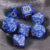 Polyhedral DND Dice Set 7Pcs Dragon Pattern for D&D TRPG Role Playing Board Game Entertainment Collectible Gift