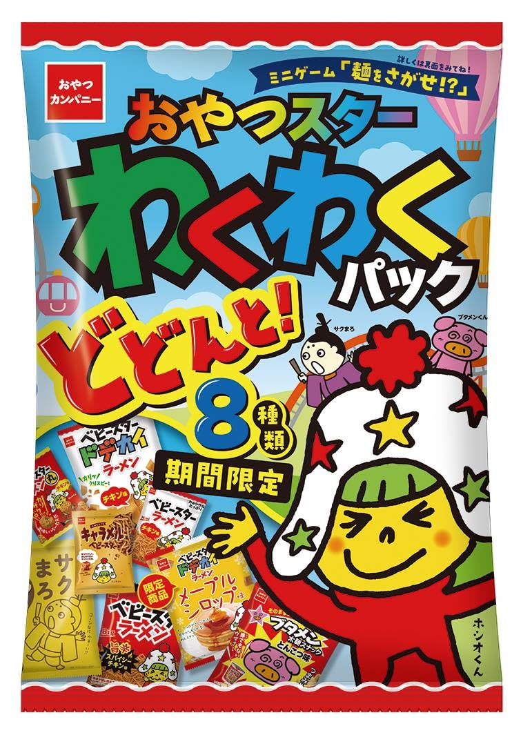 

Oyatsu Company Time Oyatsu Star Exciting Pack 372g (Limited Offer)