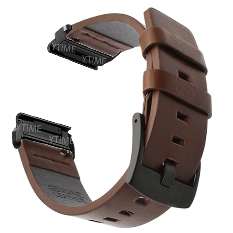 22mm Leather Watchbands For Garmin Approach