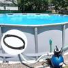 1 Stück Poolpumpen-Klemmbänder für S144T Pro Series Filter 18,5CM PVC Garten Schwimmbad Sandfilter Ventil Ersatzteile
