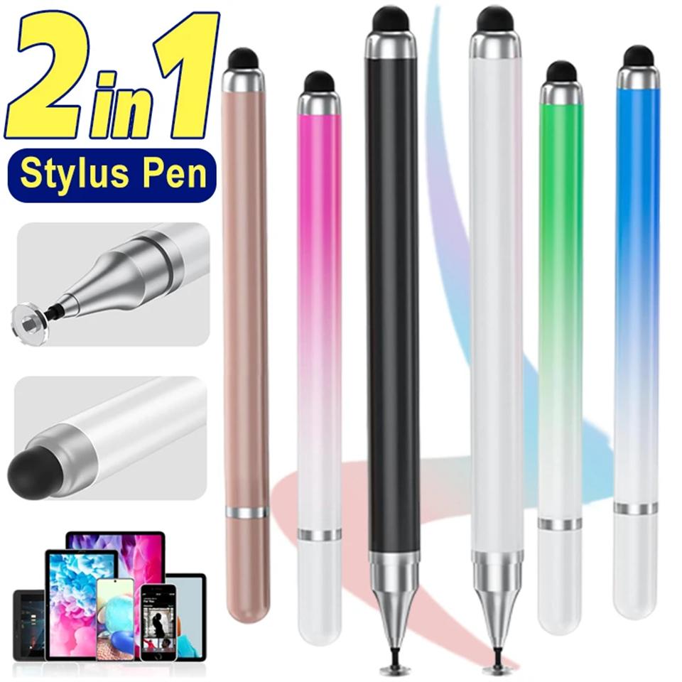 Universal Stylus Pen für Android IOS Zeichnen Kapazitiver Bildschirm Touch Pen für Xiaomi Samsung 2 in 1 Hohe Empfindlichkeit Tablet Stifte