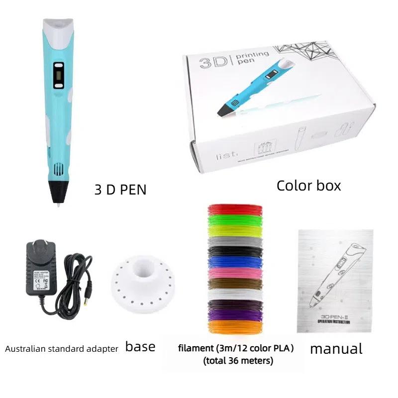 3D Printing Pen for Kids - Stereoscopic Painting & Graffiti DIY Educational Toy