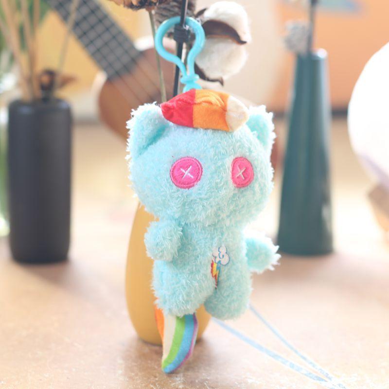 Cute Cute Pony Pendant Plush Toy Doll Cartoon Pony Bag Hanging Keychain Doll Doll