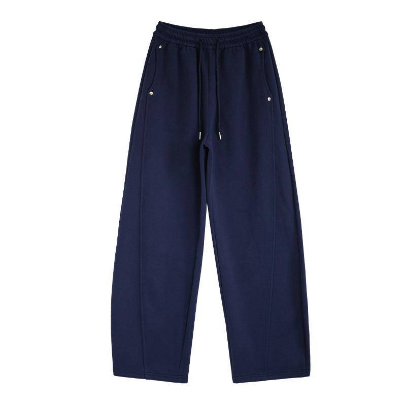 Fleece Wide Leg Pants For Women With High Waist And Casual Style