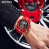 SANDA Brand Luxury Watch Men Wrist Watches Multifunction Sports Waterproof Luminous Sports Casual Clock Men Quartz Watches