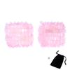 Natural Jade Mask Massager Rose Quartz Cold Therapy Facial SPA Crystal Massage Wrinkle Removal Relax Beauty Skin Care Tool