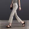SOFSIL Women's 2026 Summer Cotton Blend Cropped Flare Pants