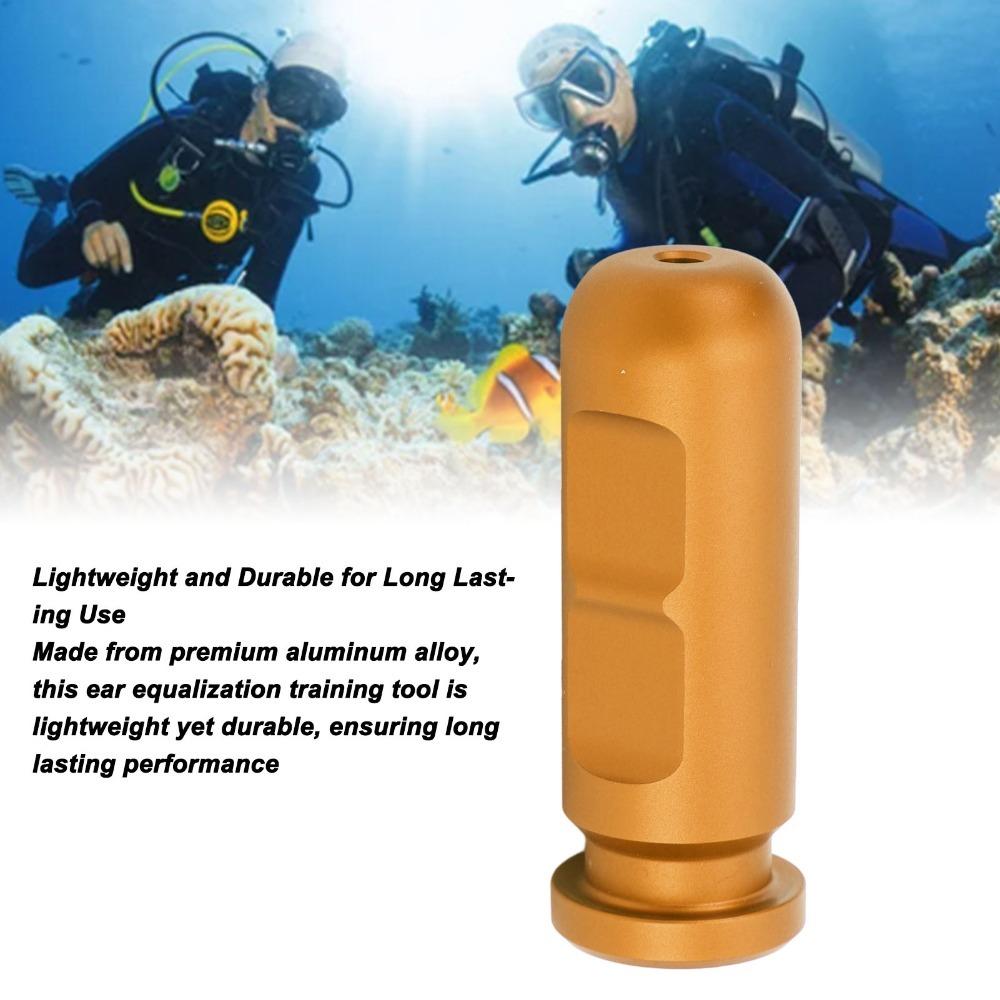 Aluminum Alloy Ear Pressure Balance Tool  for Snorkeling Underwater Free Diving Beginner