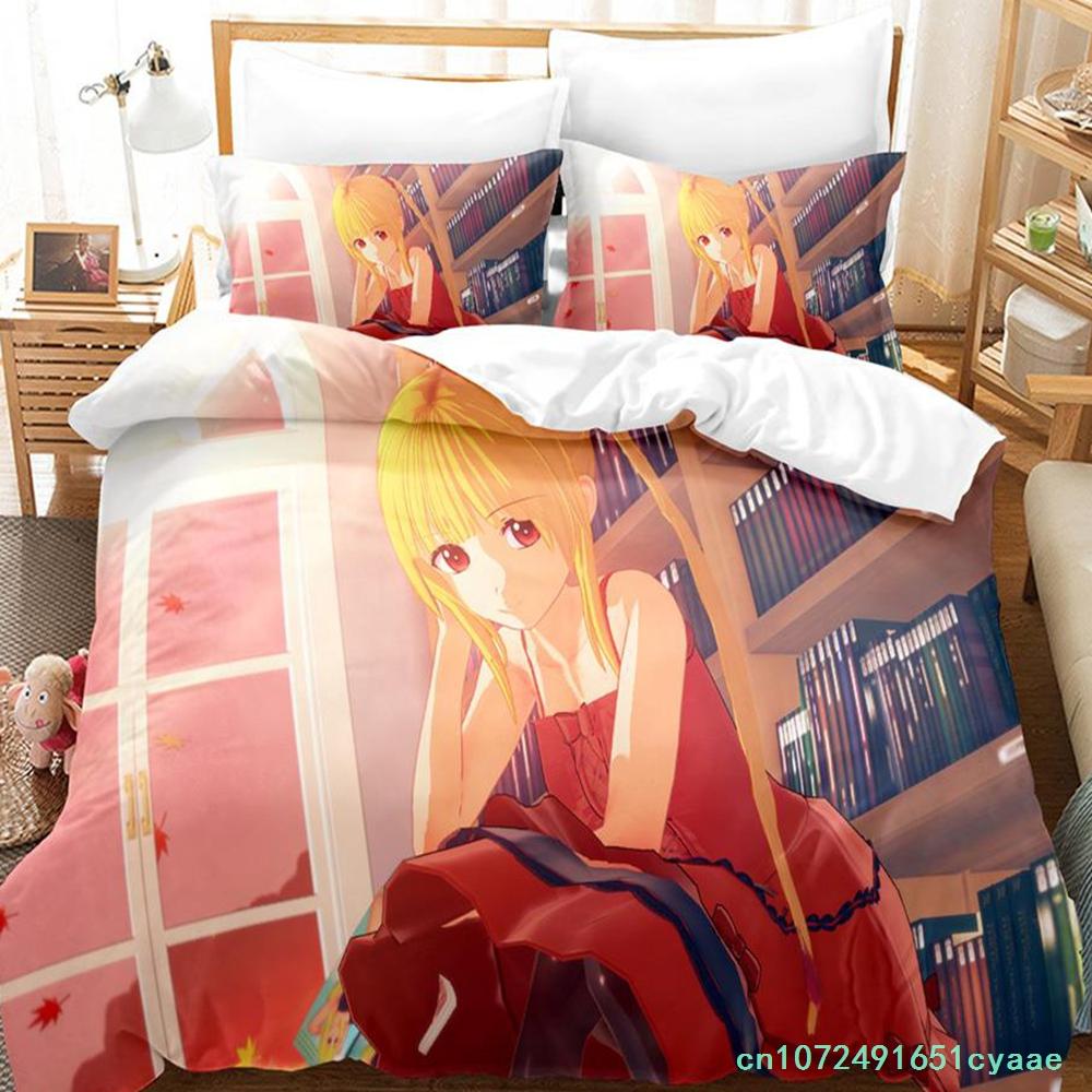 Darwin's Game Bedding Set Single Twin Full Queen King Size Bed Set Adult Kid Bedroom Duvetcover Sets Anime Kawaii